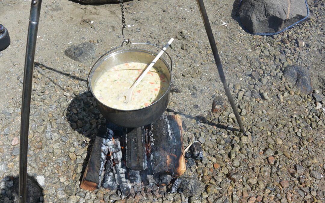 Kayak and fjord taste soup 1